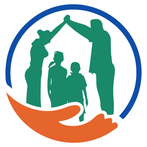 Logo SanteF : une famille protégée par une main